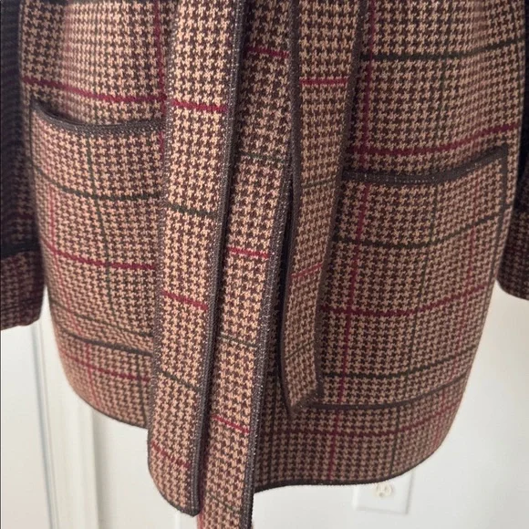 Lauren Ralph Lauren Wrap Sweater Coat Size L